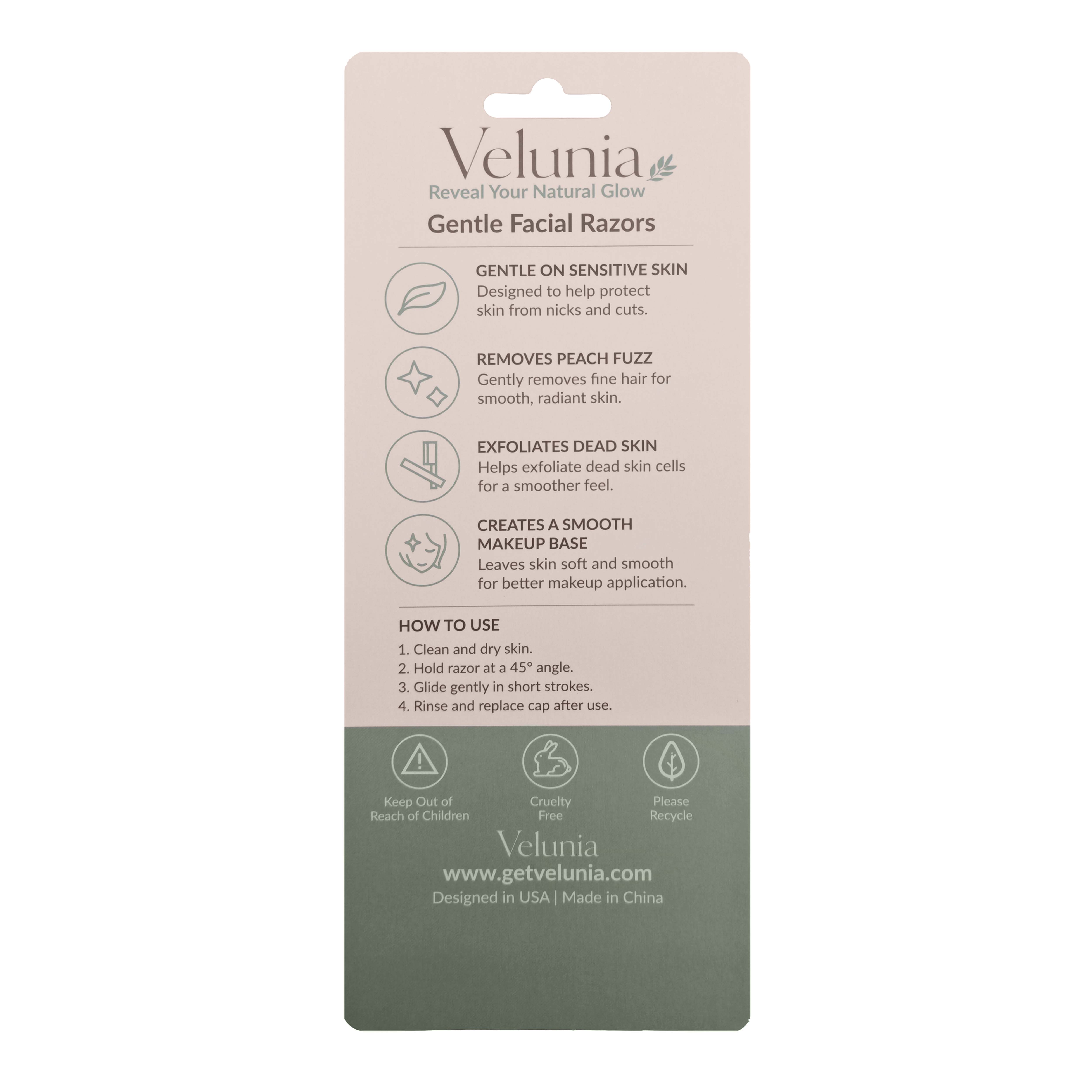 Gentle Facial Razors for Women, 3-Pack Dermaplaning Razors 2